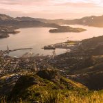 Whakaraupō /Lyttelton port at sunrise